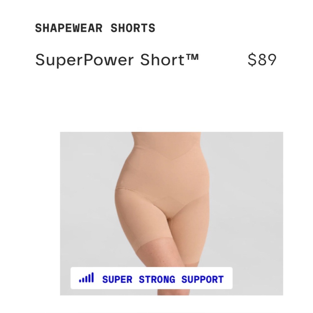 Honeylove Super Power Short.  New without tags. Size Medium